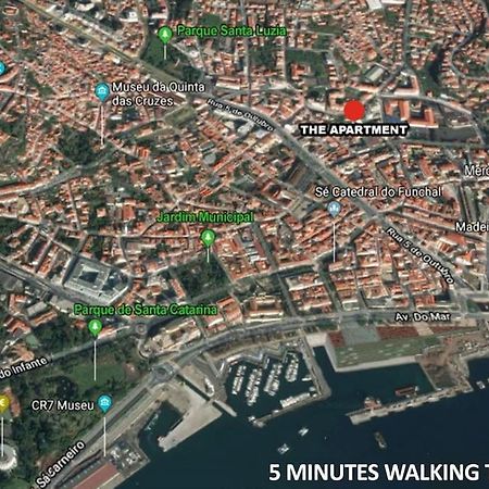 Funchal Downtown 5Min Marina + 2 Bedroom + Parking Luaran gambar