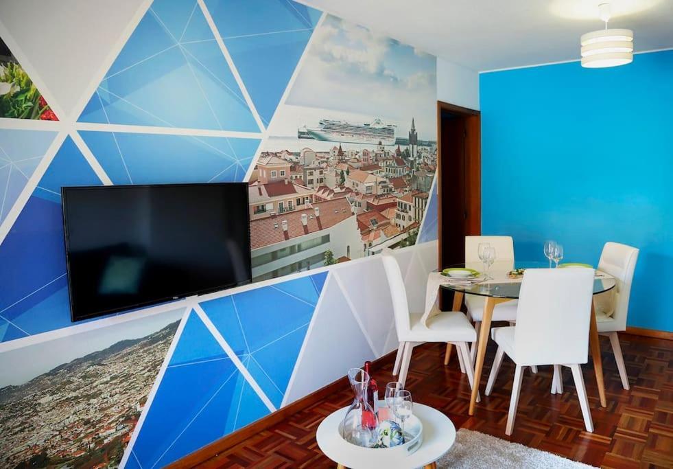 Funchal Downtown 5Min Marina + 2 Bedroom + Parking Luaran gambar